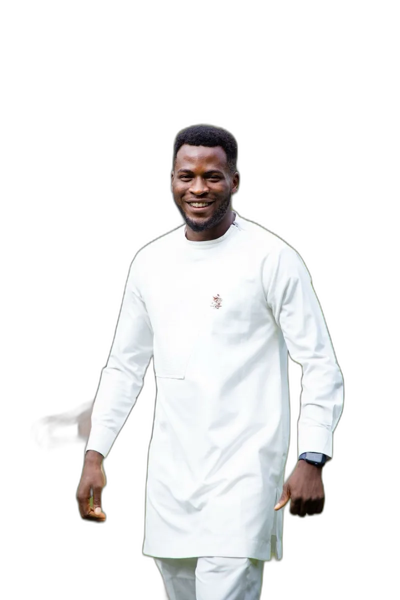 Chukwuebuka Earl Ogbodo in traditional attire